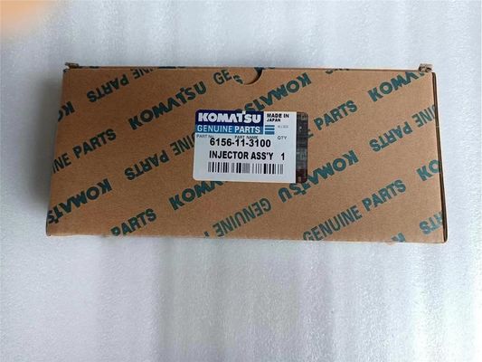 6D125E-3A 6D125E-3B 6D125E-3G Diesel Fuel Injector 6156-11-3100 6156113100 For Komatsu PC450-7 WA470-5