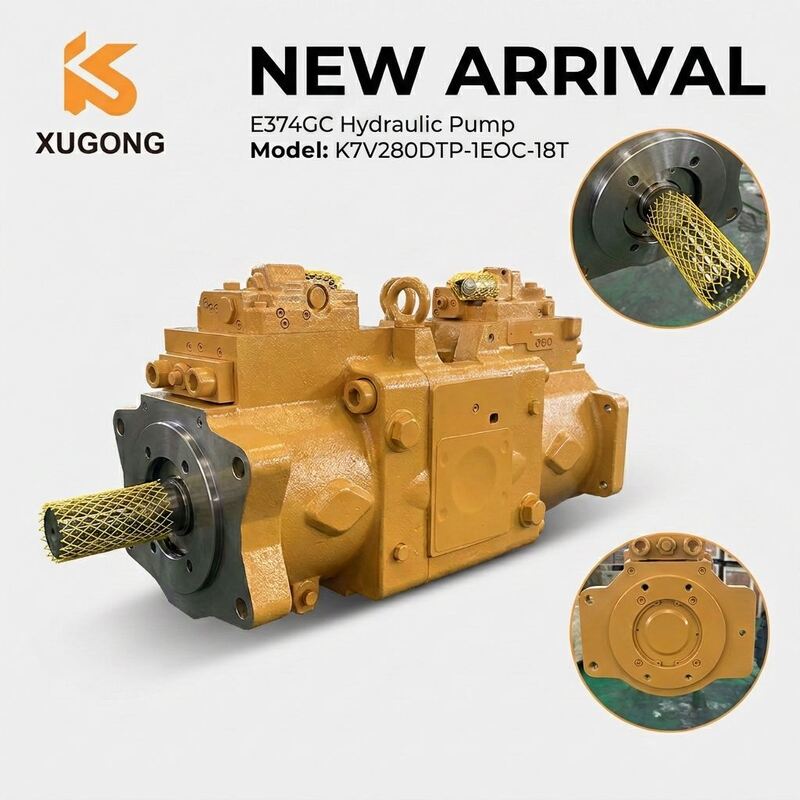 Excavator Piston Main Pump Hydraulic Pump K7V280DTP-1EOC-18T E374GC Excavator Engine Parts